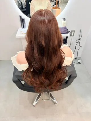 ロング 山下 明子のヘアスタイル