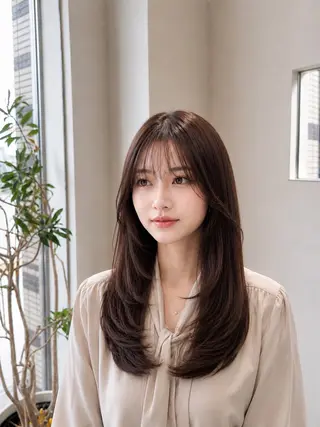 ロング 松本 将太のヘアスタイル