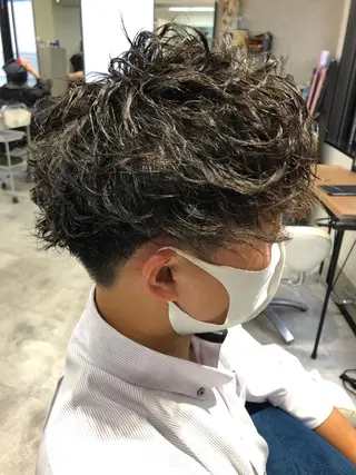 パーマ メンズ Noyヨシモト ヒロトのヘアスタイル