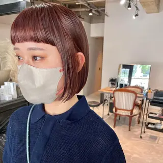ショート カラー ショート・ボブ ・ウルフ✂︎IMAIのヘアスタイル