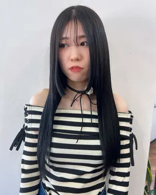 ロング 韓国ヘア 🎀華澄のヘアスタイル