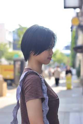 ショート joh/メンズ/ ブリーチ/矢場町のヘアスタイル