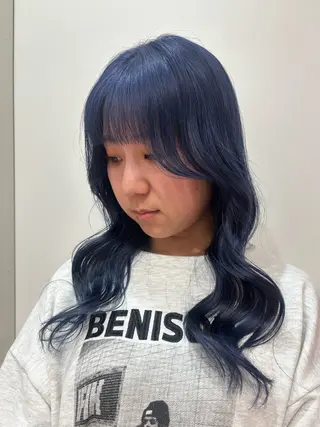 ロング カラー 似合わせレイヤー/ Wカラー🧸こころのヘアスタイル