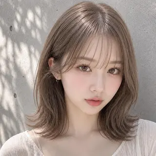 ミディアム Marin 🦢🩵のヘアスタイル