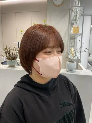 ショート 表参道ミディアム レイヤー山岸季生のヘアスタイル