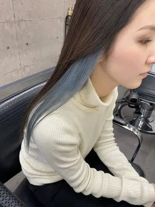 ロング カラー いち かのヘアスタイル