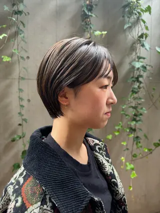 ショート ボブ/ショート 吉田竣のヘアスタイル