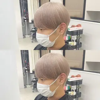 ショート カラー パーマ ヘアアレンジ メンズ キッズ ネイル マツエク・マツパ アイブロウ エクステモデル募集 💗大阪梅田/川上のヘアスタイル