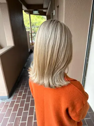 ミディアム カラー 艶カラー/ Nanamiのヘアスタイル