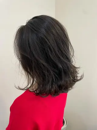 ミディアム カラー 髪質改善特化 🫧松野力也のヘアスタイル