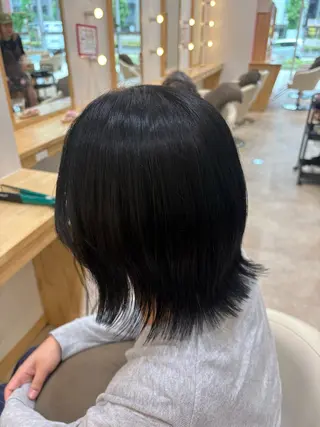 ミディアム カラー 🎀ピンク／ブリーチ 🌈デザイン♡BoNのヘアスタイル