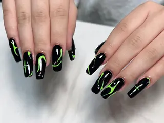 ネイル lucky nail 歌舞伎町のネイルデザイン