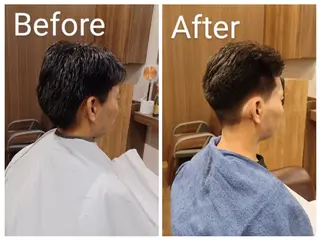 メンズ ショート BARBER 　STAG所属・BARBERSTAG 上拂恭平のヘアスタイル