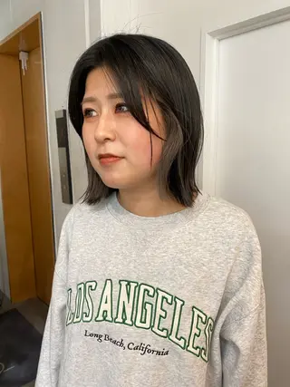 ミディアム カラー ichika/福岡 /透明感カラー🤎のヘアスタイル