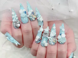 ネイル MoMoA Nail ネイル長さ出し専門店のネイルデザイン