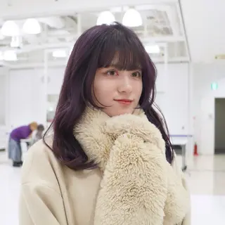セミロング カラー 飯田 優花ミディアム/ボブのヘアスタイル