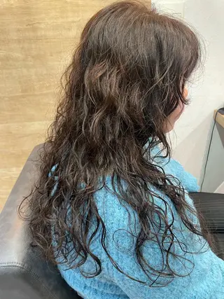 セミロング カラー パーマ 🎀レイヤー/パーマ カラー/ai🎀のヘアスタイル