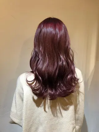 セミロング カラー ベイリコルド　アトリ 店長　宮城一真のヘアスタイル