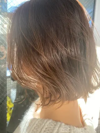 ミディアム カラー パーマ Bianca 代表 硲 貴亮【東武練馬】のヘアスタイル