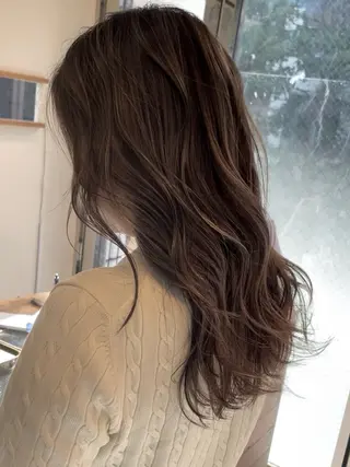セミロング カラー 桜木町/西山竜一 /大人可愛い×美髪のヘアスタイル