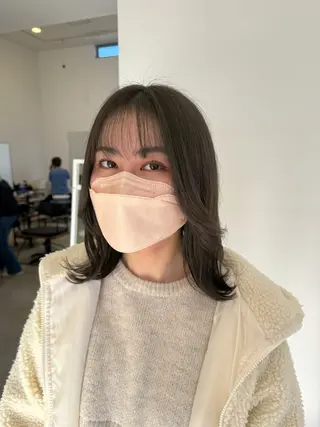 ミディアム 堀越 美羽のヘアスタイル