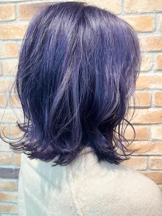ミディアム LucksiMie ginza 明松のヘアスタイル