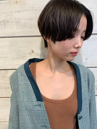 ショート メンズ／パーマ ／レディース髪質改善のヘアスタイル