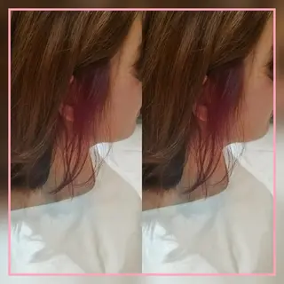 ミディアム カラー 田中 孝征のヘアスタイル