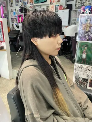 ロング 似合わせカット/ デザインカラー🦄のヘアスタイル