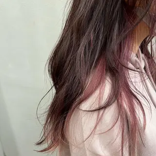 セミロング カラー 🌱小顔魅せショート 髪質改善カラー/泉綺のヘアスタイル