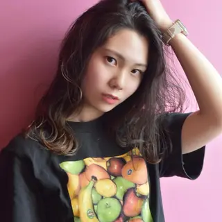 セミロング カラー ✨髪質改善縮毛矯正✨ 宇田川修平のヘアスタイル
