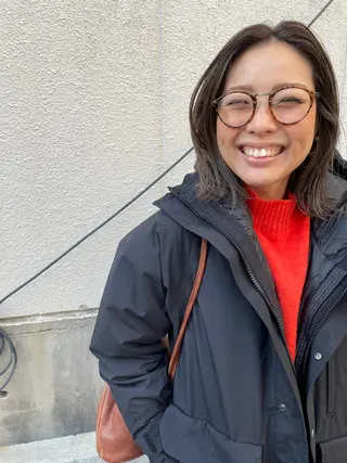 ミディアム さの あやねのヘアスタイル