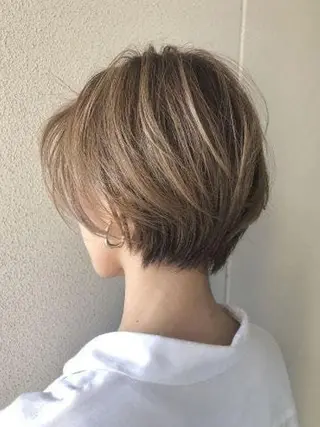 ショート カラー パーマ ヘアアレンジ 吉田一輝 外国人パーマのヘアスタイル