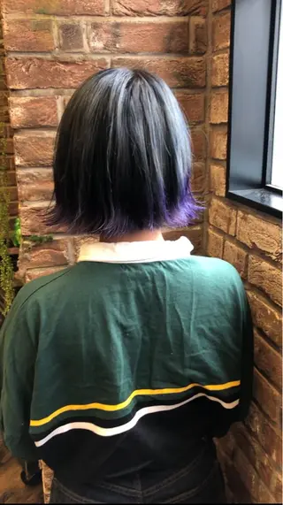 ミディアム 浜田 敦史のヘアスタイル