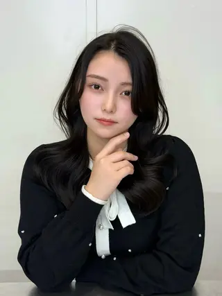 セミロング カラー 髪質改善カラー🦋 レイヤー/ナカネのヘアスタイル