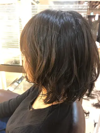 ショート パーマ 似合わせ/代表 髪質改善/山田将大のヘアスタイル