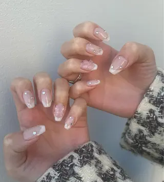 ネイル SEINA_ NAIL🐈‍⬛💗のネイルデザイン