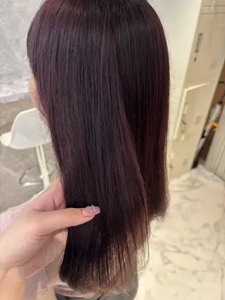 ロング キムラ ユウリのヘアスタイル