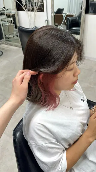 カラー り せのヘアスタイル