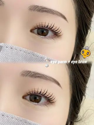 マツエク・マツパ THE BALM three🌼本名のマツエク・マツパデザイン