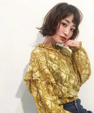 ショート 店長/mao/ 前髪/顔周りカットのヘアスタイル