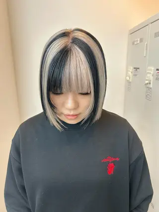 ミディアム ハイトーン/ブリーチ 🧁soraのヘアスタイル