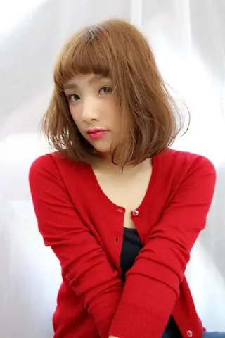ミディアム カラー 中村 海のヘアスタイル