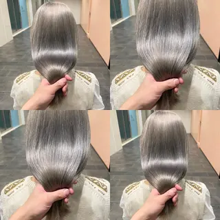 ミディアム カラー 梅田美容室/ ウルフカットのヘアスタイル