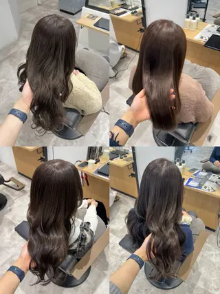 ロング カラー 黒阪 なみのヘアスタイル