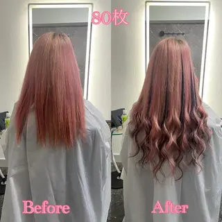 ロング シールエクステ ♡SAORI♡のヘアスタイル