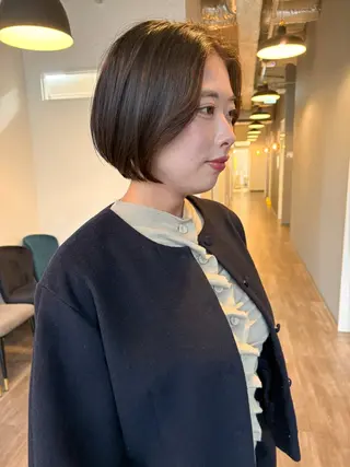 ショート カラー .iyu所属・吉祥寺小顔×ショート 🍋宮本大輔🍋のヘアスタイル