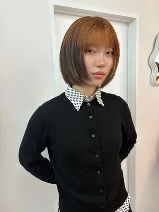 ミディアム カラー ichika/福岡 /透明感カラー🤎のヘアスタイル