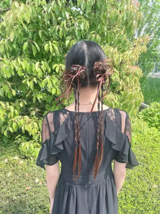 ヘアアレンジ KANA 駐車場ありお子様歓迎のマツエク・マツパデザイン