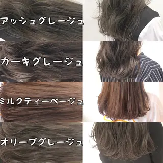 カラー 💖ブリーチなし透明 感💖ASAHIのヘアスタイル